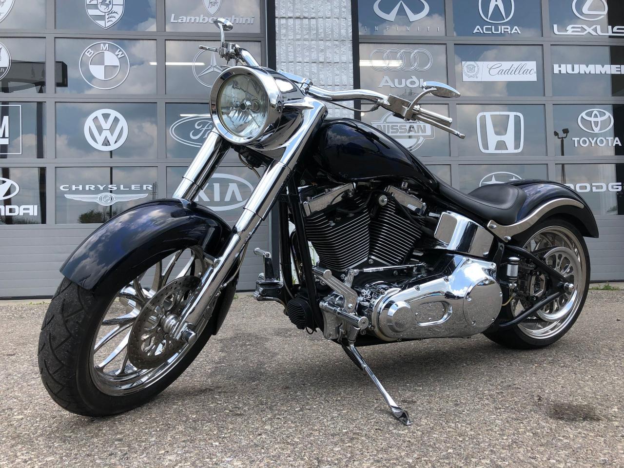 custom harley fat boy