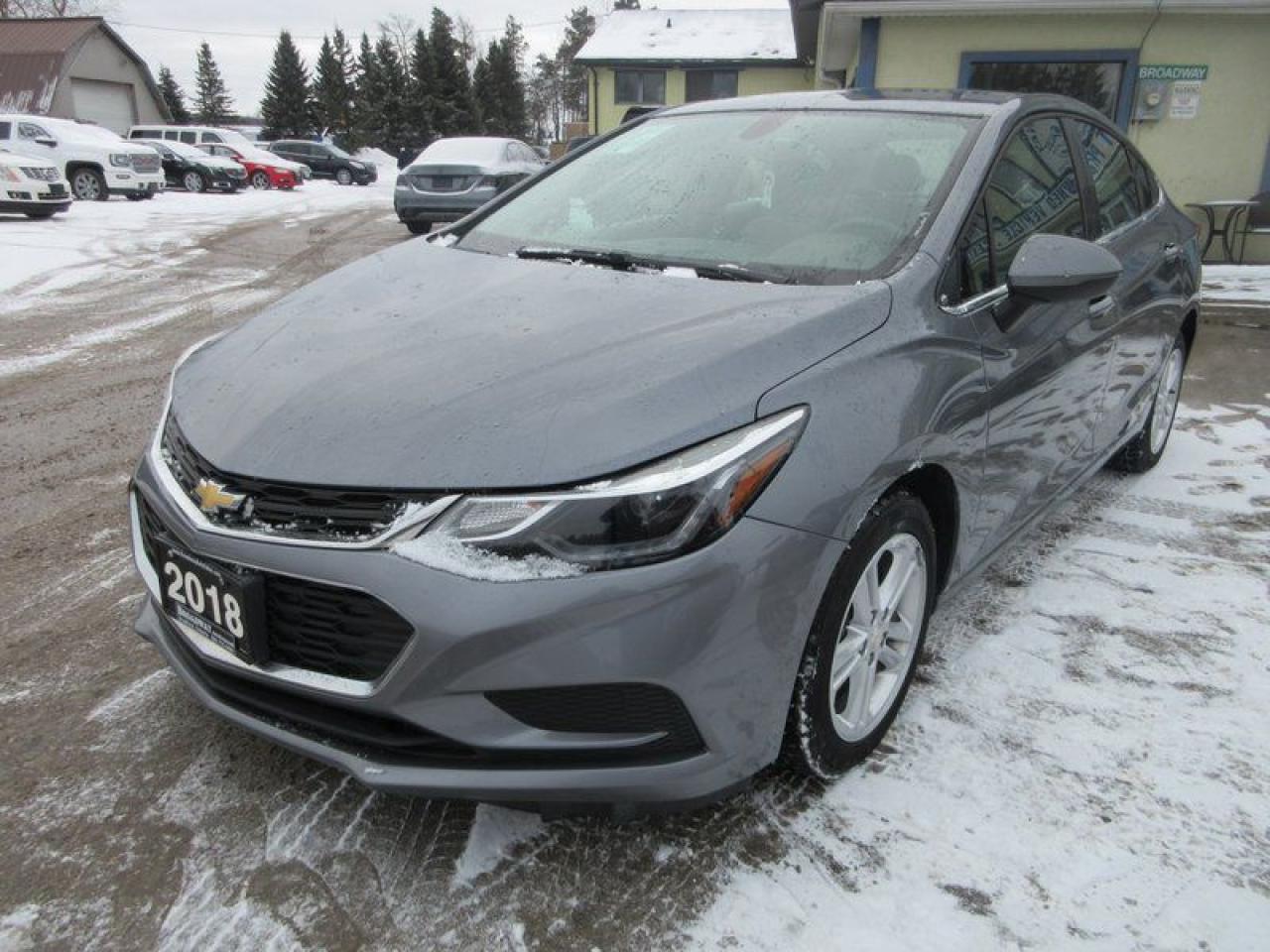 Used 2018 Chevrolet Cruze GAS SAVING LT-EDITION 5 PASSENGER 1.4L - TURBO.. HEATED SEATS.. TOUCH SCREEN DISPLAY.. BACK-UP CAMERA.. BLUETOOTH SYSTEM.. for sale in Bradford, ON