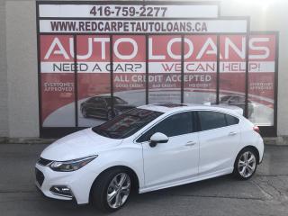 Used 2017 Chevrolet Cruze Premier Auto PREMIER-ALL CREDIT ACCEPTED for sale in Toronto, ON