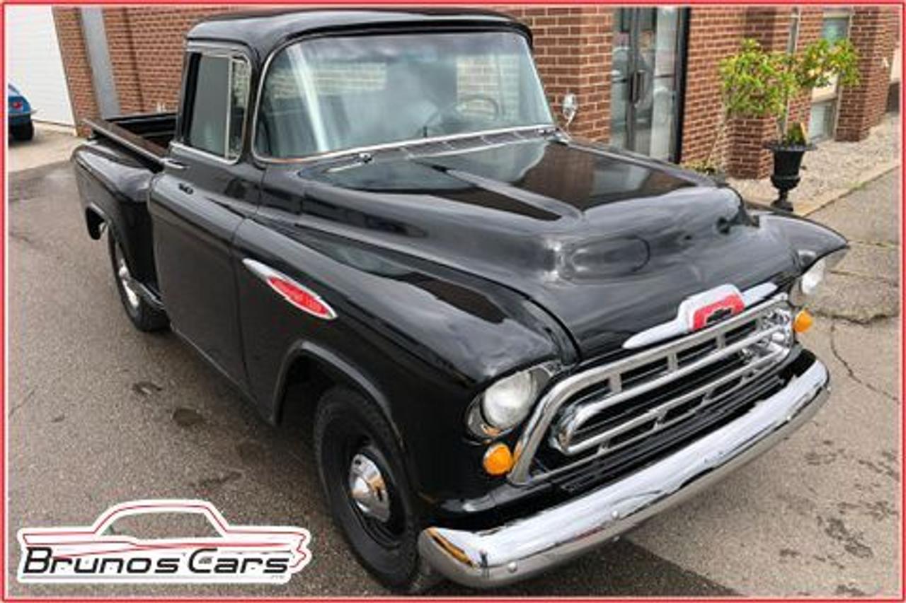 <p><strong>1957 Chevrolet 1300 “Task Force” Pickup Truck</strong></p><p>
</p><p><strong>FULLY RESTORED | SOLD NEW IN ONTARIO </strong></p><p>
</p><p><strong style=color: rgb(255, 0, 0);>$38,900.00 CAD + LIC & HST (Ontario Residents Only)&nbsp;OR&nbsp;</strong></p><p>
</p><p><strong style=color: rgb(255, 0, 0);>$31,000.00 USD + Applicable Taxes</strong></p><p>
</p><p>
</p><p>
</p><p><strong style=color: rgb(0, 0, 0);>&nbsp;</strong></p><p>
</p><p><strong style=color: rgb(0, 0, 0);>*True Mileage Unknown</strong></p>