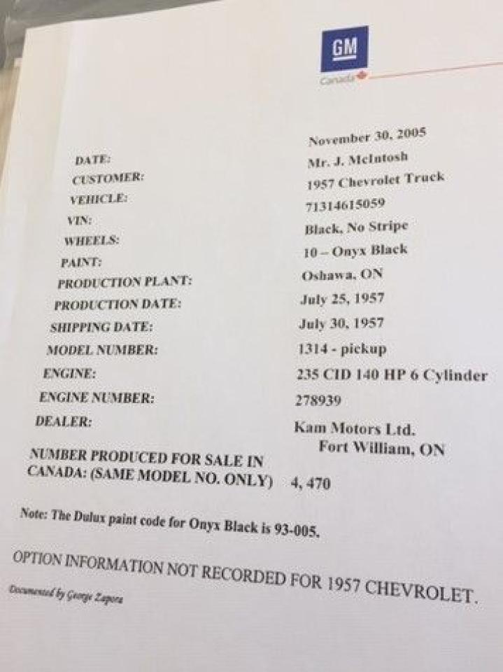 1957 Chevrolet Pickup (Other) 1300 "Task Force" Pickup Truck - Photo #8