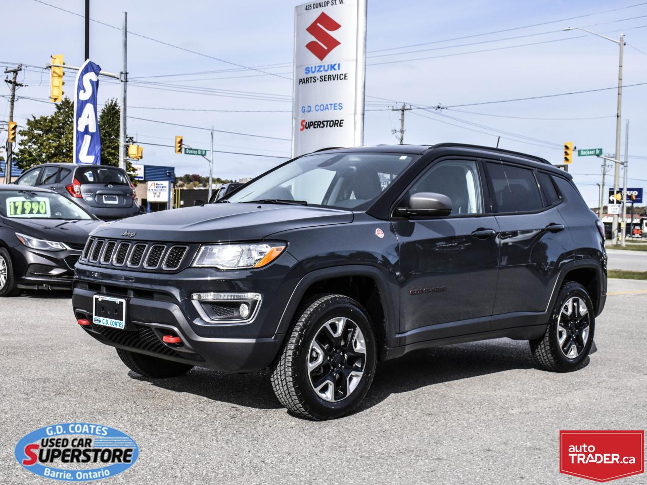 Used Tires Barrie >> Used 2018 Jeep Compass Trailhawk 4x4 Heated Seats Wheel Used Tires Barrie >> Used 2018 Jeep Compass Trailhawk 4x4 Heated Seats Wheel