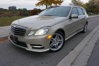 <p>WOW !!! Check out this super nice E350 Wagon in a stunning RARE colour combination. This beauty comes to us as a Mercedes Benz Dealer trade-in. Locally owned and maintained, with No accidents and exceptionally well cared for by previous owner.  complete front facia 3M paint protection film, AMG Sport Packge, Lane Departure Assist, Panoramic Roof, Blind Spot Notification and much more. One look at this beauty and youll be in love. Looks and drives like it did when new but would you expect anything less from Mercedes. It comes certified for you convenience and included at our list price is a 3 month 3000km Limited Powertrain warranty for your peace of mind. Call or email today to book your appointment before its too late. </p>
<p>Come see us at our new location @ 2044 Kipling Ave (BEHIND PIONEER GAS STATION)</p>