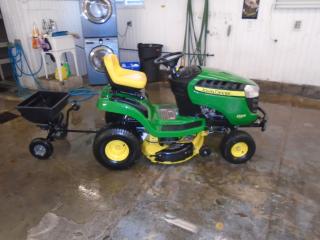<p>ONE OWNER , 16 HOURS , $2300 NEW MINT CONDITION  ON SALE $1,500.00 NO HST  17.5 HP AUTOMATIC   John Deere Quality FIRST SERVICE DONE AT JOHN DEERE DEALERSHIP</p>