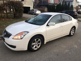 2008 Nissan Altima 2.5 S - 4 Cyl Auto
Year: 2008
Make: Nissan
Model: Altima 2.5 S 
Mileage: 235,827 km
Transmission: Automatic
VIN: 1N4AL21E48C170556
Cylinders: 4
Fuel Type: Gasoline
Engine Displacement: 2.5
Passengers: 5
Exterior Color: White
Interior Color: Grey
Drivetrain: FWD
Previous Accidents: No - Clean history & carfax
OPTIONS
•	Air Conditioning
•	Power Windows
•	Two Sets of Keys
•	Heated Seats
•	Power Locks
•	5 Passengers
•	Power Steering
•	Push start

Everything seems to be in working order
It Drives very nice

Free of accidents