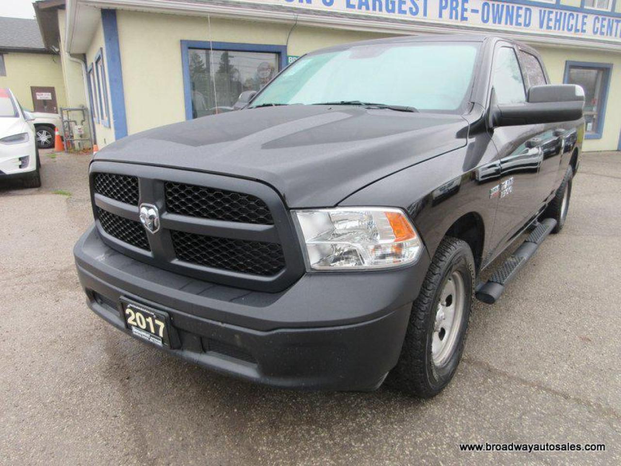 Used 2017 RAM 1500 WORK READY TRADESMEN-EDITION 6 PASSENGER 5.7L - HEMI.. 4X4.. CREW-CAB.. SHORTY.. TOW SUPPORT.. AUX/USB INPUT.. BLUTOOTH SYSTEM.. for sale in Bradford, ON