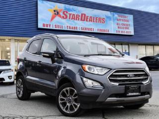Used 2018 Ford EcoSport Titanium 4WD NAV LEATHER SUNROOF WE FINANCE ALL CR for sale in London, ON