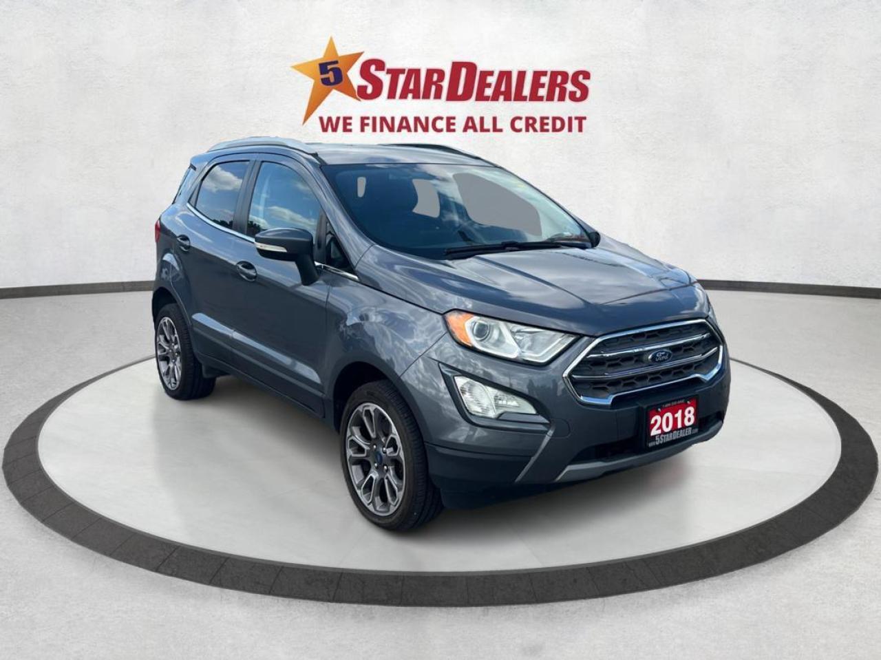 Used 2018 Ford EcoSport Titanium 4WD NAV LEATHER SUNROOF WE FINANCE ALL CR for sale in London, ON