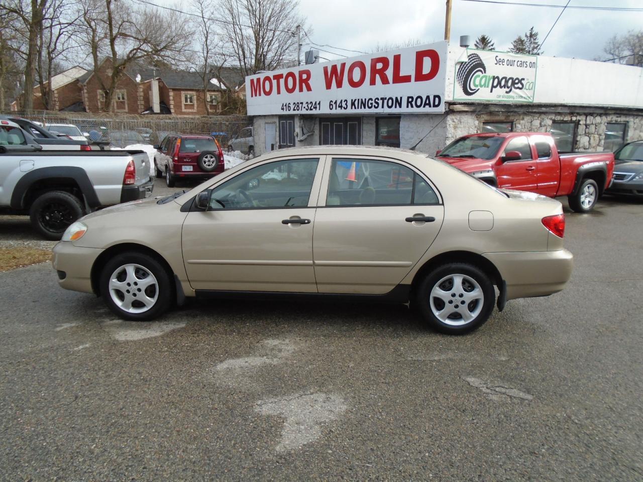 2006 Toyota Corolla In Scarborough Motor World