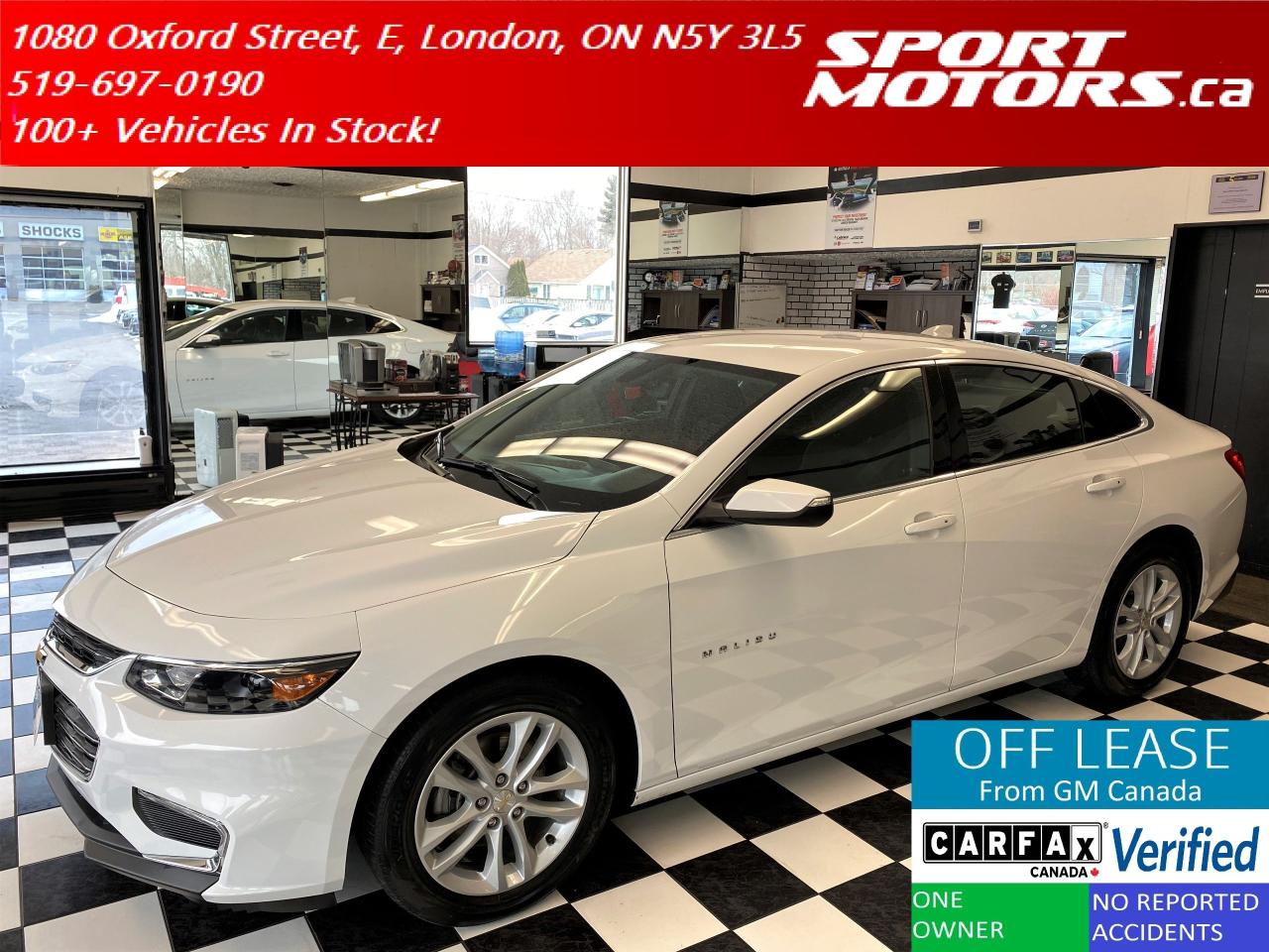 Used 2018 Chevrolet Malibu LT+Apple Play+Camera+Bluetooth+A/C+Push Start for sale in London, ON