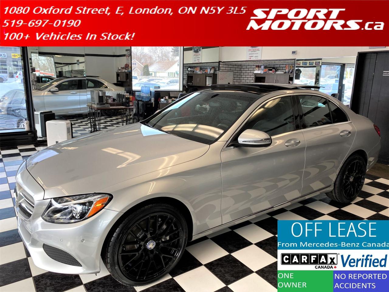2016 Mercedes-Benz C-Class C300 4Matic+Pano Roof+Sensors+Camera+Accident Free - Photo #1