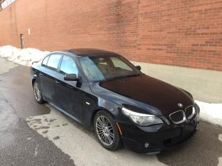 <p>2008 BMW 550i <strong><em>M SERIES</em></strong> OPTIONS!!! (REAR WHEEL DRIVE) - <strong><em>ONLY $3,350.OO!! <u>PRICE IS FIRM - NOT NEGOTIABLE!</u> BEING SOLD AS IS- AS TRADED IN (NOT CERTIFIED)! </em></strong></p><p><strong><em> </em></strong></p><p><strong><em>PLEASE NOTE*****<u>PRICED SO LOW AS ENGINE HAS OIL LEAK</u>*****</em></strong></p><p> </p><p> </p><ol><li><span style=font-size: 1em;>FULLY EQUIPPED INCLUDING</span><strong style=font-size: 1em;><em>*****ALMOST 4 BRAND NEW WINTER  TIRES, AUTOMATIC TRA</em>NSMISSION, </strong><em style=font-size: 1em;>AIR </em><span style=font-size: 1em;>CONDITIONING, PARK ASSIST/SENSORS, POWER WINDOWS, POWER HEATED LEATHER SEATS, CRUISE CONTROL, PM, PS, PB, PDL, AND MUCH MORE! TO MUCH TO LIST!!</span></li></ol><p> </p><p> </p><p>THE FOLLOWING FEATURES LISTED BELOW ARE ALL INCLUDED IN THE SELLING PRICE:</p><p> </p><p>***VEHICLE HISTORY REPORT - LOCAL ONTARIO VEHICLE (<strong><em><u>NOT</u></em></strong> FROM USA OR QUEBEC).</p><p> </p><p>***ALL ORIGINAL MANUALS, BOOKS AND KEYS/REMOTES WILL BE INCLUDED!</p><p> </p><p>YOU CERTIFY, AND YOU SAVE $$$</p><p> </p><p>AT THIS PRICE (<strong><em>NOT CERTIFIED</em></strong>), “This vehicle is being sold “AS IS,” unfit, not e-tested and is not represented as being in road worthy condition, mechanically sound or maintained at any guaranteed level of quality. The vehicle may not be fit for use as a means of transportation and may require substantial repairs at the purchaser’s expense. It may not be possible to register the vehicle to be driven in its current condition.”</p><p> </p><p>ONLY LICENCE FEE (MTO), $10.00 OMVIC FEE, & HST EXTRA! NO OTHER HIDDEN FEES (EVER)!</p><p> </p><p>PLEASE CALL 416-274-AUTO (2886) TO SCHEDULE AN APPOINTMENT FOR A TEST DRIVE, AS WELL AS TO CONFIRM AVAILABILITY, PRIOR TO VISITING US.</p><p> </p><p>RICHSTONE FINE CARS INC.</p><p>855 ALNESS STREET, UNIT 17</p><p>TORONTO, ONTARIO</p><p>M3J 2X3</p><p> </p><p>WE ARE AN OMVIC CERTIFIED DEALER AND PROUD MEMBER OF THE UCDA.</p><p> </p><p>SERVING TORONTO/GTA SINCE 2000!!</p>