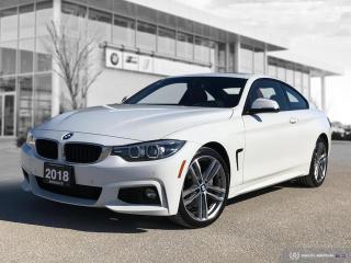 Used 2018 BMW 4 Series 440i xDrive Alpine White On Coral Red for sale in Winnipeg, MB