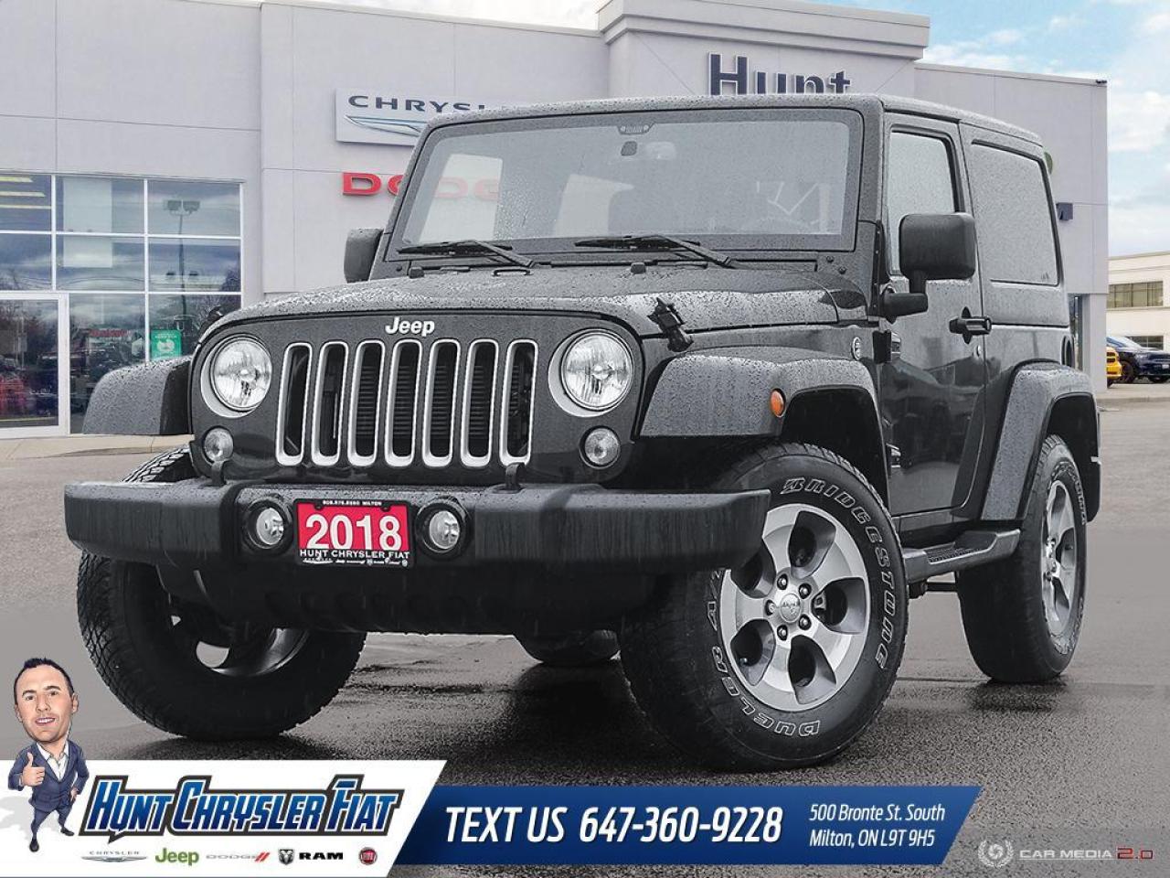 Used 2018 Jeep Wrangler SAHARA | AUTO | NAV | RMT STRT | BT & MORE!!! for sale in Milton, ON