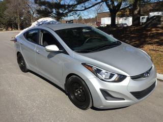 <p><strong><em><u>2016 HYUNDAI ELANTRA GL- YES,.............ONLY 40,914 KMS.!!! NOT A MISPRINT!!! CERTIFIED, WARRANTY & WINTER TIRES INCLUDED!</u></em></strong></p><p> </p><p>AUTOMATIC TRANSMISSION. ECONOMICAL 4 CYLINDER ENGINE, HEATED CLOTH SEATS, KEYLESS ENTRY, CRUISE CONTROL, PW, PM, PS, PB, ABS,....TOO MANY OPTIONS TO LIST!!!</p><p> </p><p>VEHICLE HISTORY REPORT INCLUDED - CLEAN - NO INSURANCE CLAIMS OR ACCIDENTS!!</p><p> </p><p><strong><em>THE FOLLOWING FEATURES, LISTED BELOW, ARE </em><span style=text-decoration: underline;>ALL INCLUDED</span> <em>IN THE SELLING PRICE:</em></strong></p><p> </p><p>*****SAFETY CERTIFICATION!!!</p><p> </p><p>*****ALMOST BRAND NEW FRONT & REAR BRAKES FROM HYUNDAI DEALER!</p><p> </p><p>*****WARRANTY - COMPREHENSIVE COVERAGE ON PARTS & LABOR - COVERAGE VALID IN CANADA AND USA.</p><p> </p><p>*****<strong><em><u>VEHICLE HISTORY REPORT - CLEAN - NO CLAIMS OR ACCIDENTS!!</u></em></strong></p><p> </p><p>****<strong>*EXTENSIVE 100 POINT INSPECTION INCLUDING SYNTHETIC OIL AND FILTER CHANGE, TOP UP OF ALL FLUIDS, AND FULL VEHICLE INSPECTION****JUST COMPLETED!!!</strong></p><p> </p><p>*****MAINTAINED/SERVICED EXCLUSIVELY AT HYUNDAI DEALER, WITH FULL SUPPORTING DOCUMENTATION & MAINTENANCE RECORDS!</p><p> </p><p>*****COMPLETE EXTERIOR & INTERIOR DETAIL (CLEAN-UP) INCLUDING EXTERIOR WAX/POLISH, CARPET(S) SHAMPOO, WHEELS POLISHED, AND ENGINE DE-GREASE.</p><p> </p><p>*****ALL ORIGINAL MANUALS, BOOKS AND KEYS/REMOTES INCLUDED IN SELLING PRICE</p><p> </p><p>ONLY HST & LICENCE FEE EXTRA.</p><p> </p><p>NO OTHER (HIDDEN) FEES EVER!</p><p> </p><p><span style=text-decoration: underline;>PLEASE CALL <strong>416-274-AUTO (2886)</strong> TO SCHEDULE AN APPOINTMENT AND TO ENSURE THAT THE VEHICLE YOURE INTERESTED IN IS STILL AVAILABLE. </span></p><p> </p><p>RICHSTONE FINE CARS INC.</p><p>855 ALNESS STREET, UNIT 17</p><p>TORONTO, ONTARIO</p><p>M3J 2X3</p><p> </p><p>WE ARE AN OMVIC CERTIFIED DEALER AND PROUD MEMBER OF THE UCDA.</p><p> </p><p>SERVING TORONTO/GTA & CANADA WIDE SALES SINCE 2000!!</p><p> </p><p>WE CAN ASSIST OUT OF PROVINCE PURCHASERS, AS WELL.</p>