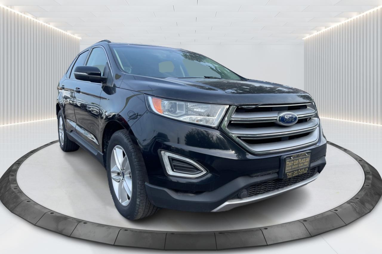 2017 FORD EDGE SEL FWD  Save time money, and frustration with our transparent, no hassle pricing. Using the latest technology, we shop the competition for you and price our pre-owned vehicles to give you the best value, upfront, every time and back it up with a free market value report so you know you are getting the best deal! With no additional fees, theres no surprises either, the price you see is the price you pay, just add HST! We offer 150+ Vehicles on site with financing for our customers regardless of credit. We have a dedicated team of credit rebuilding experts on hand to help you get into the car of your dreams. We need your trade-in! We have a hassle free top dollar trade process and offer a free evaluation on your car. We will buy your vehicle even if you do not buy one from us! THAT CAR PLACE - Been in business for 27 years, we are OMVIC Certified and Member of UCDA earning your trust so you can buy with confidence. 150+ VEHICLES! ONE LOCATION! USED VEHICLE MARKET PRICING! We use an exclusive 3rd party marketing tool that accurately monitors vehicle prices to guarantee our customers get the best value. OUR POLICY!  Zero Pressure and Hassle-Free sales staff. Zero Hidden Admin Fees. Just honesty and integrity at no additional charge! HISTORY: Free Carfax report included with every vehicle. AWARDS: National Dealer of the Year Winner of Outstanding Customer Satisfaction Voted #1 Best Used Car Dealership in London, Ont. 2014 to 2024 Winner of Top Choice Award 6 years from 2015 to 2024 Winner of Londons Readers Choice Award 2014 to 2023 A+ Accredited Better Business Bureau rating FULL SAFETY: Full safety inspection exceeding industry standards all vehicles go through an intensive inspection RECONDITIONING: Any Pads or Rotors below 50% material will be replaced. You will receive a semi-synthetic oil-lube-filter and cleanup. *Our Staff put in the most effort to ensure the accuracy of the information listed above. Please confirm with a sales representative to confirm the accuracy of this information* **Payments are based off qualifying monthly term & 4.9% interest. Qualifying term and rate of borrowing varies by lender. Example: The cost of borrowing on a vehicle with a purchase price of $10000 at 4.9% over 60 month term is $1499.78. Rates and payments are subject to change without notice. Certified