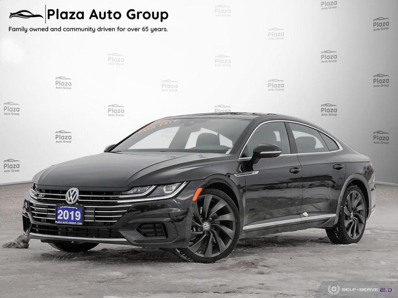 This is the ALL NEW 2019 ARTEON!!! This vehicle has 2.0 TSI engine in AWD. Some Features include PARK ASSIST, BACKUP CAMERA, FRONT/SIDE VIEW CAMERA, BLIND SPOT DETECTION, ADAPTIVE CRUISE CONTROL, PEDESTRIAN DETECTION, BLUETOOTH, NAVIGATION, APP CONNECT, DYNAUDIO, MEMORY SEATS, HEATED/ VENTILATED SEATS, DRIVER MASSAGE SEAT, and HEATED STEERING WHEEL. For more information on this vehicle call us or book a viewing today at 519- 881-0835 This vehicle includes our Lifetime Engine Warranty at no additional charge! Easthill Volkswagen is where family comes first. A member of the Plaza Auto Group, a family run business since 1956 serving the GTA, Richmond Hill, Thornhill, York Region, Orillia, and Walkerton in Bruce County. We pride ourselves in offering the best customer service in the area, read our online reviews! We will take care of all of your needs, whether it is getting a friend or family member into a new vehicle, oil change, seasonal tire swap in which we offer seasonal tire storage we will make sure you feel apart of our family. Whether you are a returning customer or new to the Easthill family, whether you know which Volkswagen you want or not, call us today to book an uninterrupted appointment with one of our professional product advisors where together they will assess your needs and determine which Volkswagen is right for you. We accept ALL TRADES no matter to condition and we will give you an aggressive price on your trade in! Call us today at 519 881 0835 or visit us online at www.easthillvw.com and www.plazaautogroup.com