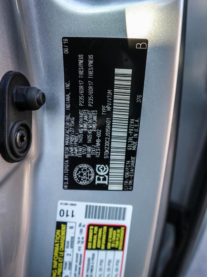 2018 Toyota Sienna LE| LOW KM| SCREEN| REMOTE CTRL REAR DOORS|AUTO TEMP Photo