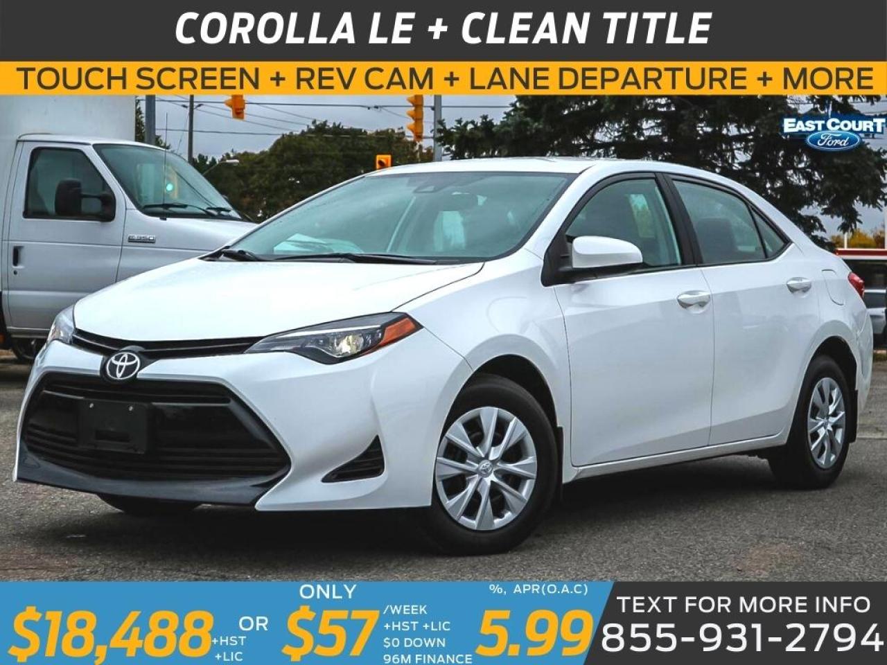 2019 Toyota Corolla SE CVT| LOW KM| CLEAN TITLE| SCREEN| BLUETOOTH Photo0