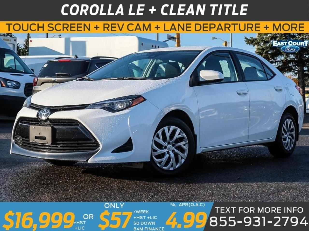 2018 Toyota Corolla LE| HEATED SEATS| CAM| SCREEN| BLUETOOTH Photo0