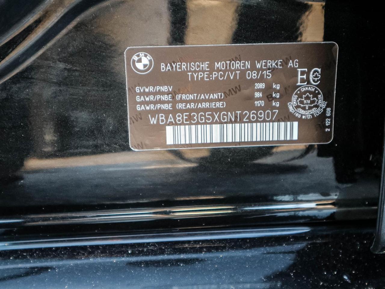 2016 BMW 328i AWD| NAV| ROOF| LEATHER| LOW KM Photo