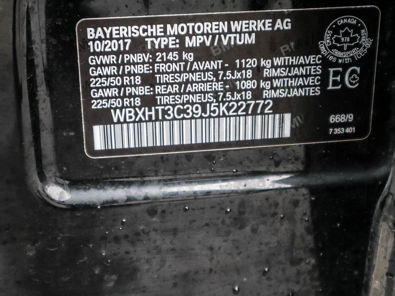 2018 BMW X1 28i AWD| NAV| ROOF| LEATHER| BMW ASSIST| HUD DISPLAY Photo