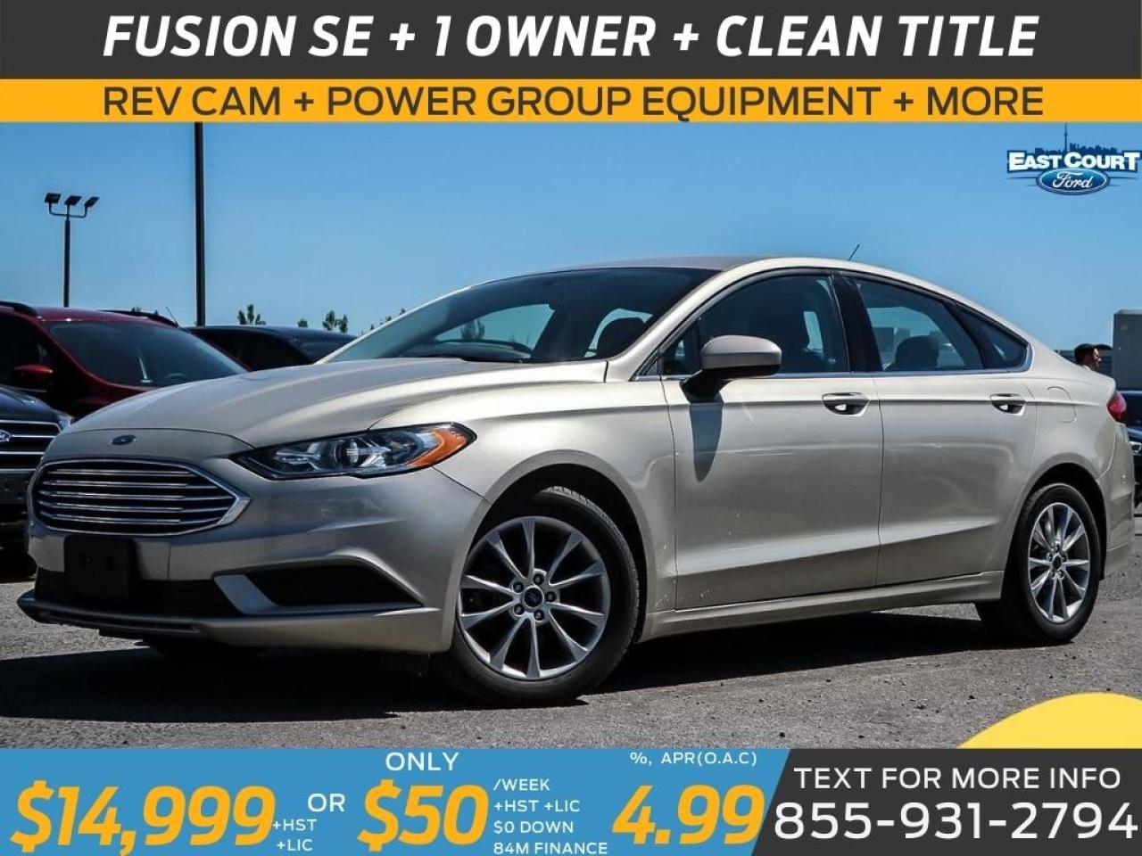 2017 Ford Fusion SE| 2.5L| BLUETOOTH| KEYLESS ENTRY| DAYTIME RUNNING LIGHTS Photo0