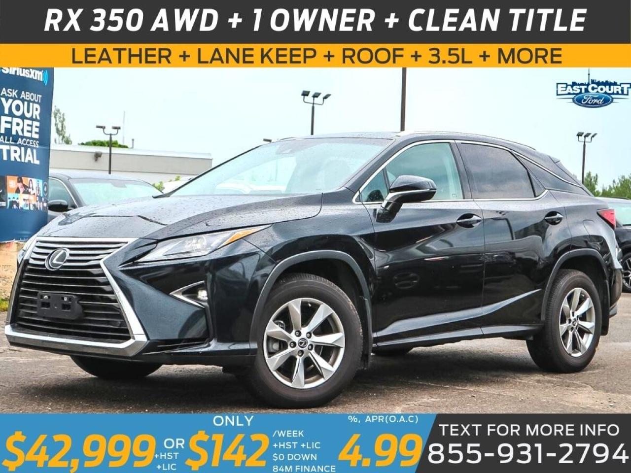 2018 Lexus RX 350 AWD| LEATHER|ROOF|NAV|HEAT/COOL SEATS| LOADED Photo0