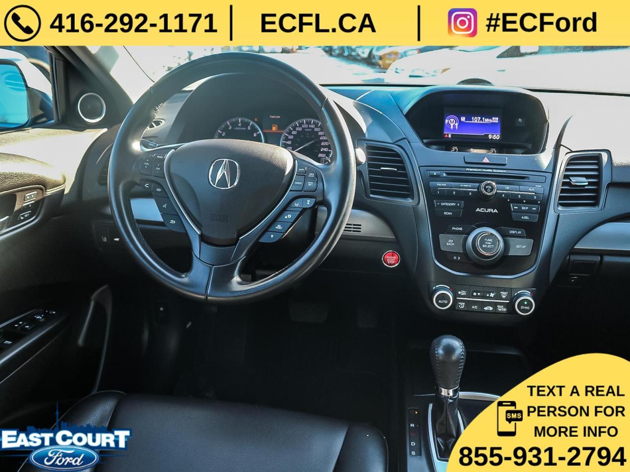 2017 Acura RDX AWD| 3.5L V6| LEATHER| ROOF| LANE KEEP|COLLISION WARNING Photo