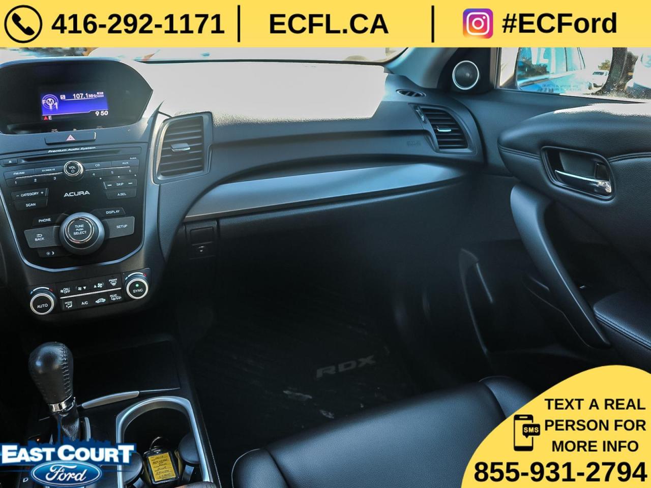 2017 Acura RDX AWD| 3.5L V6| LEATHER| ROOF| LANE KEEP|COLLISION WARNING Photo