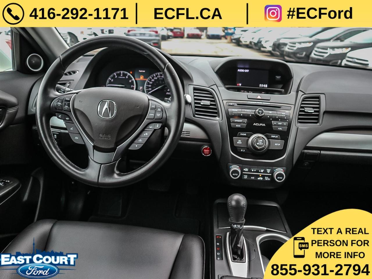 2017 Acura RDX AWD| 3.5L V6| LEATHER| ROOF| LANE KEEP|COLLISION WARNING Photo