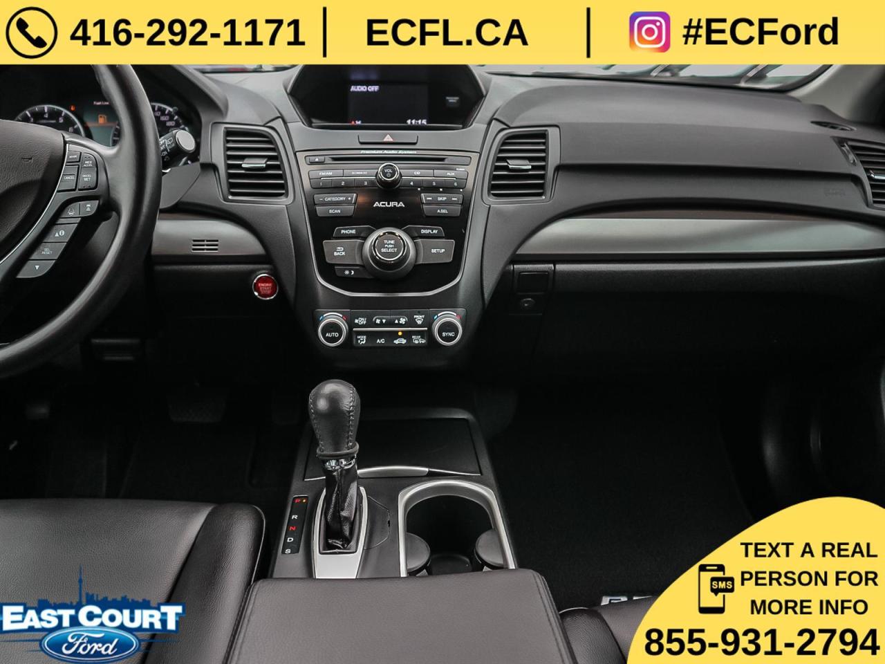 2017 Acura RDX AWD| 3.5L V6| LEATHER| ROOF| LANE KEEP|COLLISION WARNING Photo