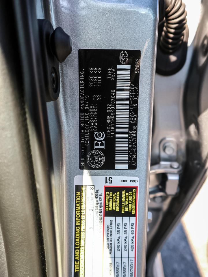 2019 Toyota Camry SE| HEATED SEATS| TOUCH SCREEN| AUTO AC| MORE Photo