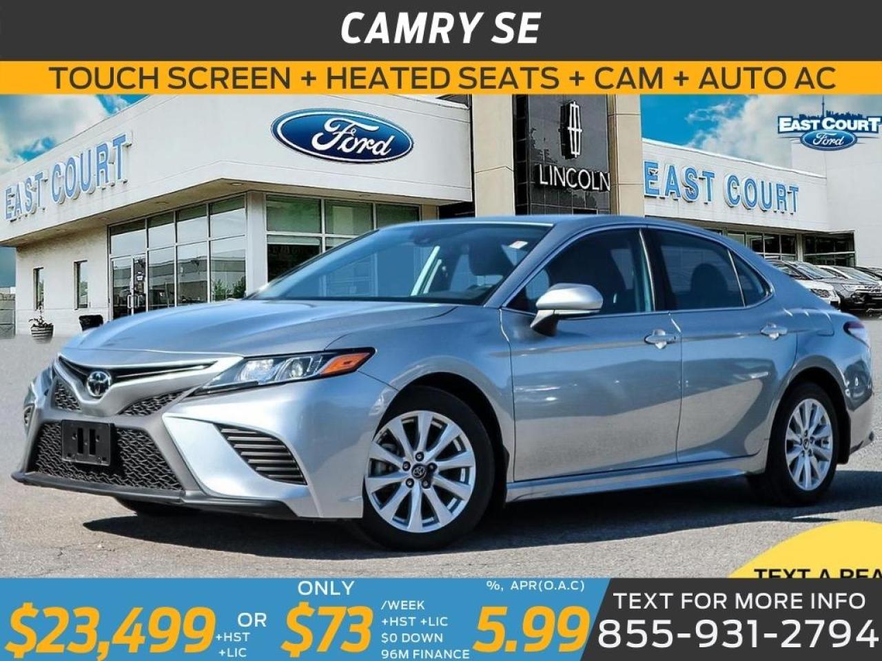 2019 Toyota Camry SE| HEATED SEATS| TOUCH SCREEN| AUTO AC| MORE Photo0