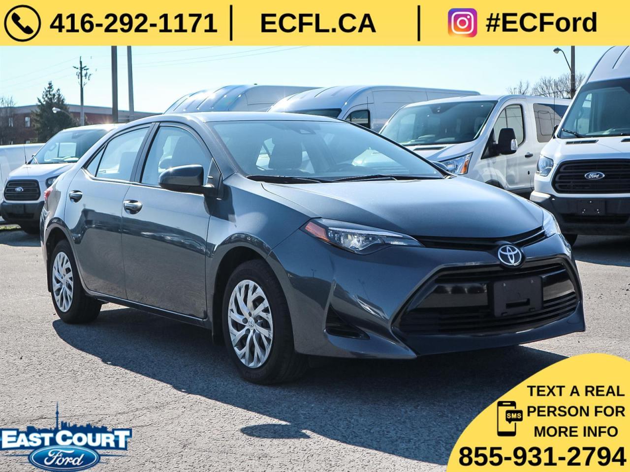 2019 Toyota Corolla LE| TOUCH SCREEN| HEATED SEATS| REV CAM| AUTO AC Photo2