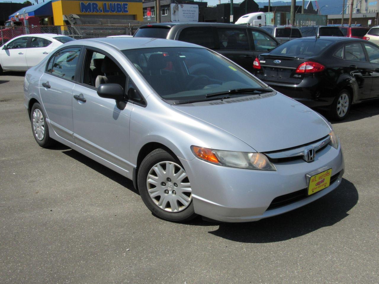 Used 2007 Honda Civic DX-G for Sale in Vancouver, British Columbia ...