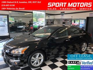 Used 2015 Nissan Altima 2.5 SL TECH+Camera+GPS+Blind Spot+Accident Free for sale in London, ON