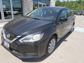 Introducing the 2016 Nissan Sentra! Feature-packed and decked out! This 4 door, 5 passenger sedan has not yet reached the 130,000 kilometer mark! Comfort and convenience were prioritized within, evidenced by amenities such as: air conditioning, heated door mirrors, and remote keyless entry. It features a front-wheel-drive platform, an automatic transmission, and a 1.8 liter 4 cylinder engine. We pride ourselves on providing excellent customer service. Stop by our dealership or give us a call for more information.