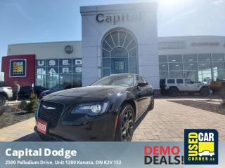 This Chrysler 300 has a powerful Regular Unleaded V-6 3.6 L engine powering this Automatic transmission. TRANSMISSION: 8-SPEED TORQUEFLITE AUTOMATIC (STD), SAFETYTEC GROUP II -inc: Advanced Brake Assist, Automatic High-Beam Headlamp Control, Rain-Sensing Windshield Wipers, Adaptive Cruise Control w/Stop, FWD Collision Warn/Active Braking, Lane Departure Warn/Lane Keep Assist, SAFETYTEC GROUP I -inc: Blind-Spot/Rear Cross Path-Detection, Exterior Mirrors w/Turn Signals, Exterior Mirrors w/Courtesy Lamps, Park-Sense Front & Rear Park Assist.*Drive Your Chrysler 300 300S in Luxury with These Packages*GLOSS BLACK, ENGINE: 3.6L PENTASTAR VVT V6 (STD), DUAL-PANE PANORAMIC SUNROOF, BLACK, NAPPA LEATHER-FACED FRONT VENTED SEATS W/S LOGO -inc: Front Ventilated Seats, Rear Seat Armrest w/Storage Cup Holder, ALPINE AUDIO GROUP -inc: Trunk-Mounted Subwoofer, 506-Watt Amplifier, 9 Alpine Speakers w/Subwoofer, Surround Sound, 300S PREMIUM GROUP -inc: Power Tilt/Telescoping Steering Column, Door Sill Scuff Pads, Automatic Headlamp Leveling System, Rear Illuminated Cup Holders, Trunk Mat, Adaptive Bi-Xenon HID Headlamps, Auto-Dimming Exterior Driver Mirror, Power Backlight Sunshade, 2nd Row Heated Seats, Driver/Front Passenger Lower LED Lamps, Heated Steering Wheel, Exterior Mirrors w/Auto-Adjust In Reverse, Front & Rear Map Pocket LED Lamps, Radio/Driver Seat/Mirrors w/Memory, Window Grid Antenna, Wheels: 19 x 7.5 Black Noise Aluminum, Voice Recorder, Vinyl Door Trim Insert, Valet Function, USB Mobile Projection, Trunk Rear Cargo Access, Trip Computer.*Why Buy Capital Pre-Owned *All of our pre-owned vehicles come with the balance of the factory warranty, fully detailed and the safety is completed by one of our mechanics who has been servicing vehicles with Capital Dodge for over 35 years.*Visit Us Today *A short visit to Capital Dodge Chrysler Jeep located at 2500 Palladium Dr Unit 1200, Kanata, ON K2V 1E2 can get you a reliable 300 today!*Call Capital Dodge Today!*Looking to schedule a test drive? Need more info? No problem - call Capital Dodge TODAY at (613) 271-7114. Capital Dodge is YOUR best choice for a variety of quality used Cars, Trucks, Vans, and SUVs in Ottawa, ON! Dont wait -- Call Capital Dodge, TODAY!