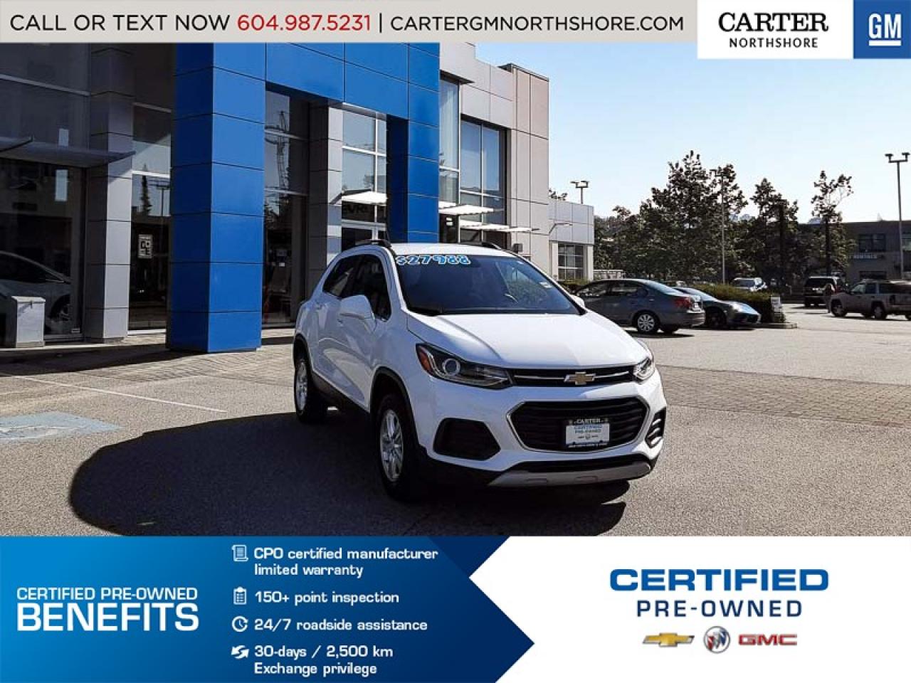 Used 2019 Chevrolet Trax LT REAR VIEW CAMERA - BLUETOOTH - A/C for sale in North Vancouver, BC