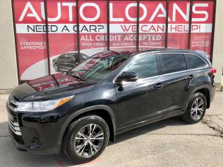 Used 2018 Toyota Highlander LE-ALL CREDIT ACCEPTED for sale in Toronto, ON