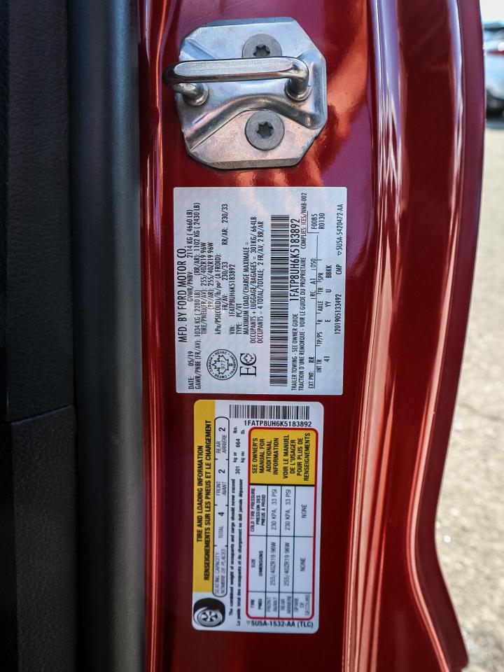 2019 Ford Mustang CONVERT PREMIUM| NAVIGATION| BLACK PACK| 10-SPEED| DUAL ZONE AC Photo