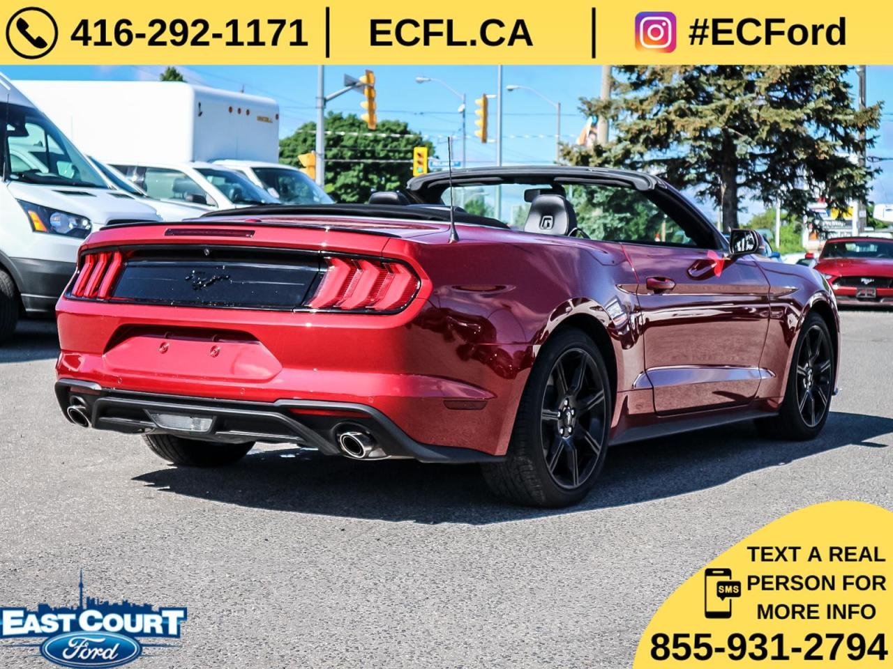 2019 Ford Mustang CONVERT PREMIUM| NAVIGATION| BLACK PACK| 10-SPEED| DUAL ZONE AC Photo4
