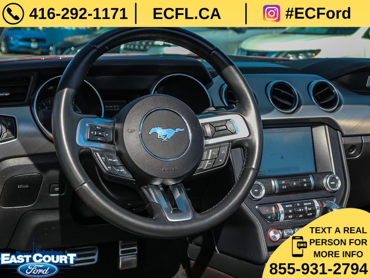 2019 Ford Mustang CONVERT PREMIUM| NAVIGATION| BLACK PACK| 10-SPEED| DUAL ZONE AC Photo