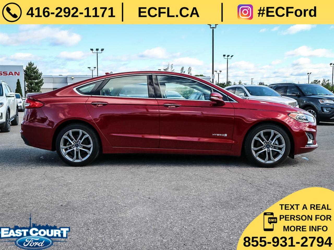2019 Ford Fusion Hybrid HYBRID TITANIUM| LEATHER|ROOF|NAV| ADAPTIVE CRUISE Photo3