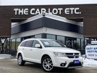 Used 2016 Dodge Journey R/T AWD, HEATED LEATHER SEATS, HEATED STEERING WHEEL, BACK UP CAMERA, NAV, 3RD ROW SEATING!!! for sale in Sudbury, ON