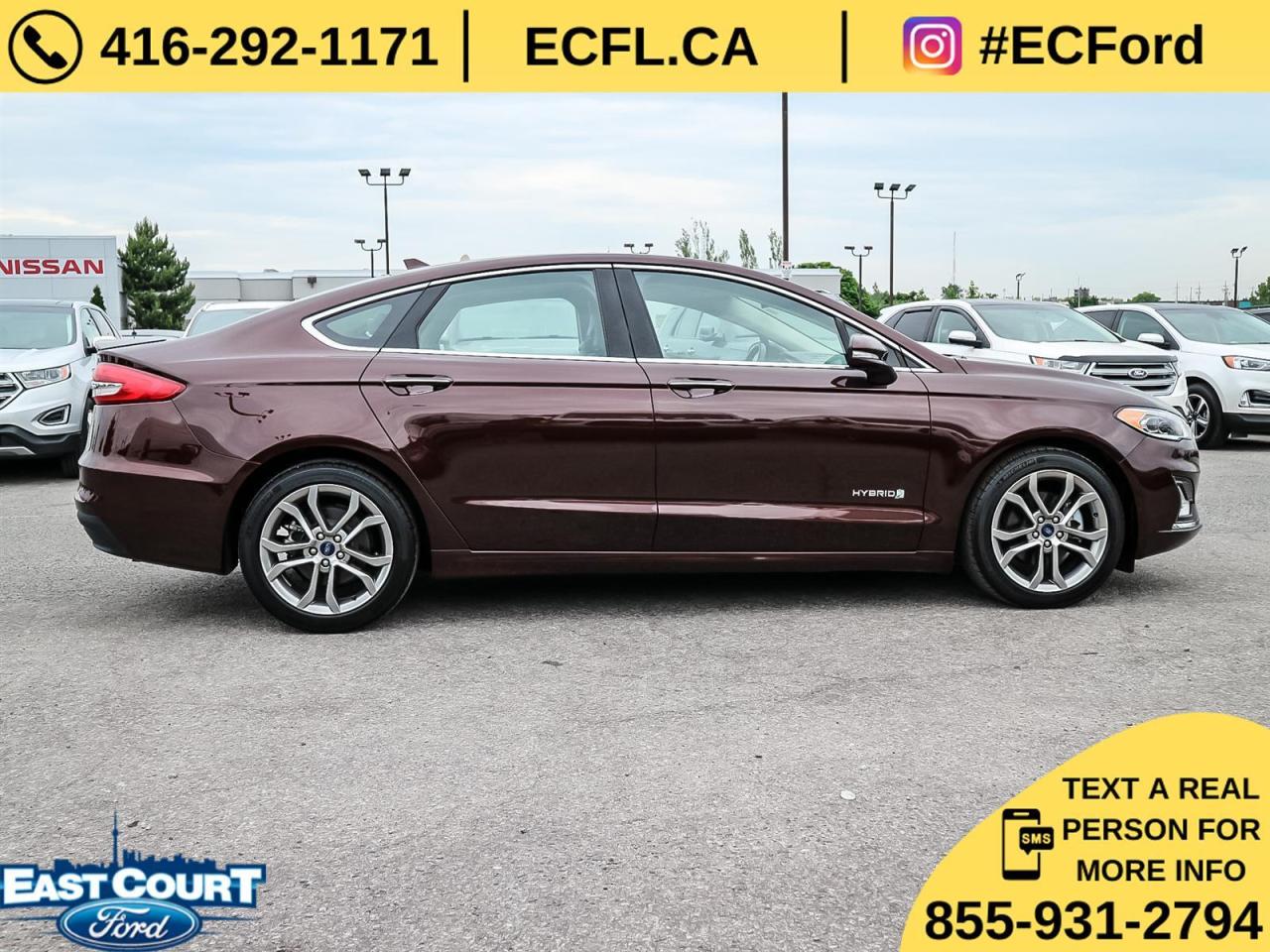 2019 Ford Fusion Hybrid HYBRID TITANIUM| LEATHER|ROOF|NAV| ADAPTIVE CRUISE Photo