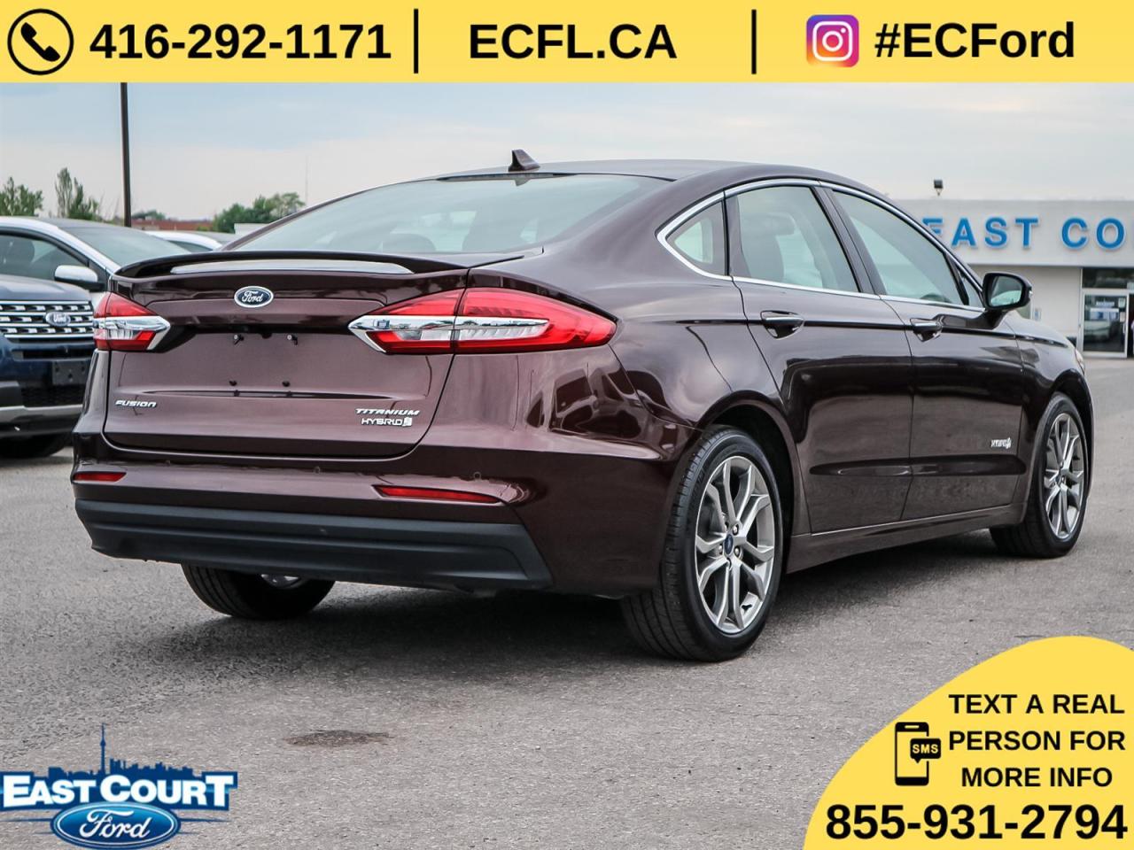 2019 Ford Fusion Hybrid HYBRID TITANIUM| LEATHER|ROOF|NAV| ADAPTIVE CRUISE Photo4