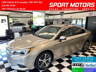 Used 2016 Subaru Legacy Limited W/Tech Pkg+Eye Sight+AWD+Accident Free for sale in London, ON