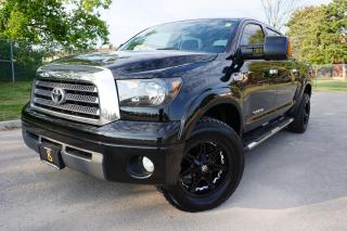 <p>Look at this stunning RARE find. A Toyota Tundra Crewmax Limited with Redrock interior. This beauty is a 1 owner truck that was originally purchased in Florida and brought up to Canada by the same owner when they relocated here in 2011. It is also an accident free truck thats been cared for exceptionally well by the previous owner. This one looks and drives increadible, Its sitting on aftermarket wheels, with fender flares for that agressive stance. It is a must see truck for anyone who is looking for a quality daily driver truck that can be used on weekdays as a work truck plus weekends for the family and camping trips. It comes certified for your convenience and included at our list price is a 3 month 3000km Limited Powertrain warranty for your peace of mind. Call or email today to book your appointment as this one wont last long. </p><p>come visit us at our central location @ 2044 Kipling Ave (BEHIND PIONEER GAS STATION)</p>